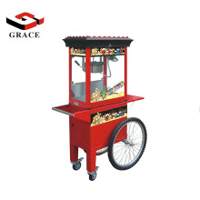 Hot Air Electric Commercial Popcorn Making Machine Maker With Trolley Cart